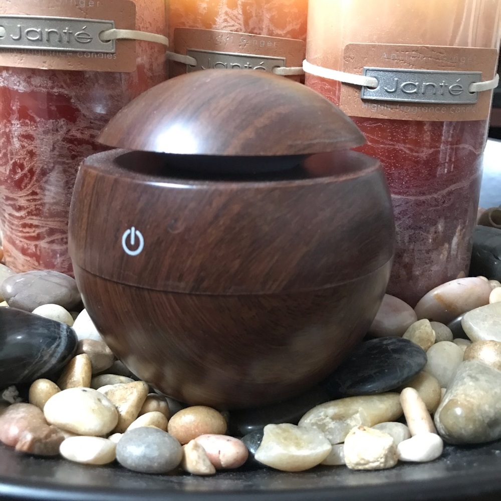 🎁🆕Gift Wrap! Diffuser & Humidifier Woodgrain LED - Picture 3 of 6